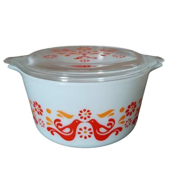 Vintage Pyrex 473 Friendship Casserole Dish Rare - Picture 1 of 5